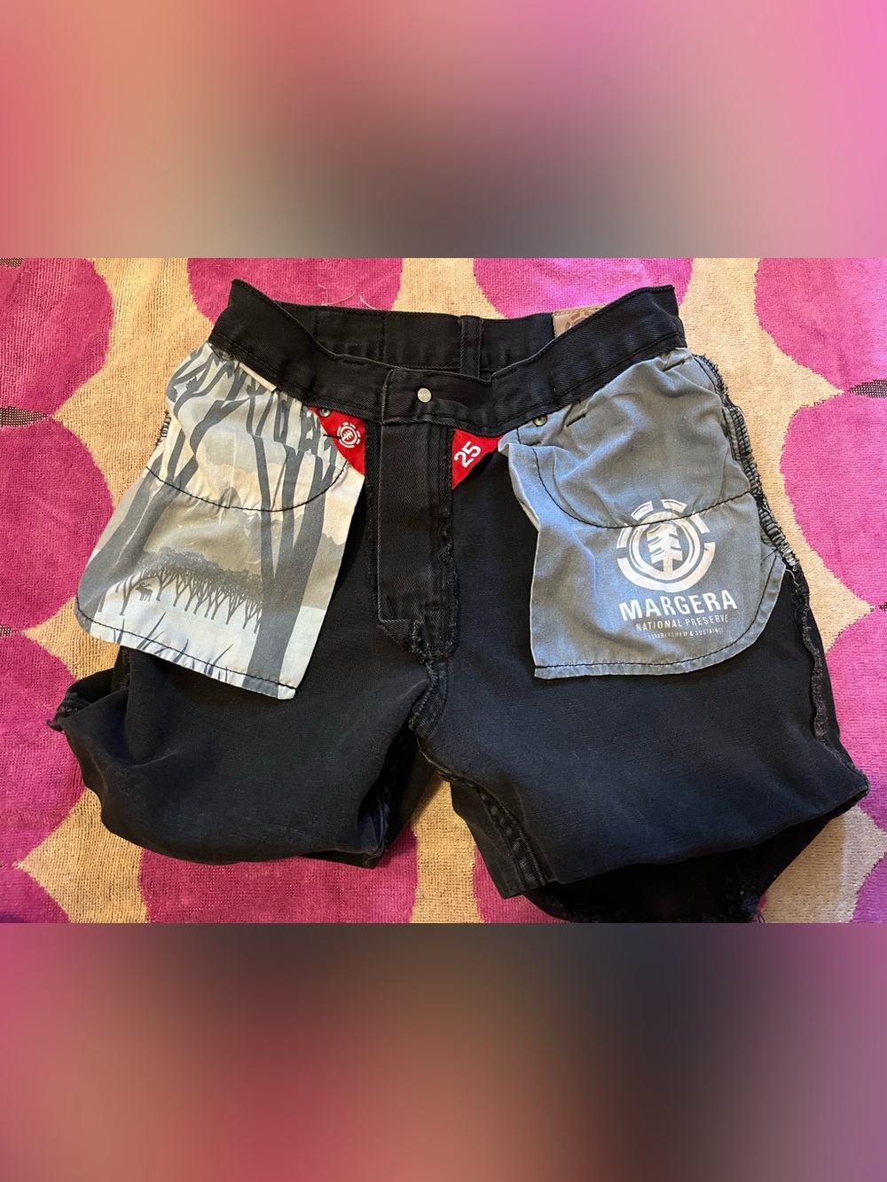 **RARE** Y2K Element x Bam Margera Denim Shorts